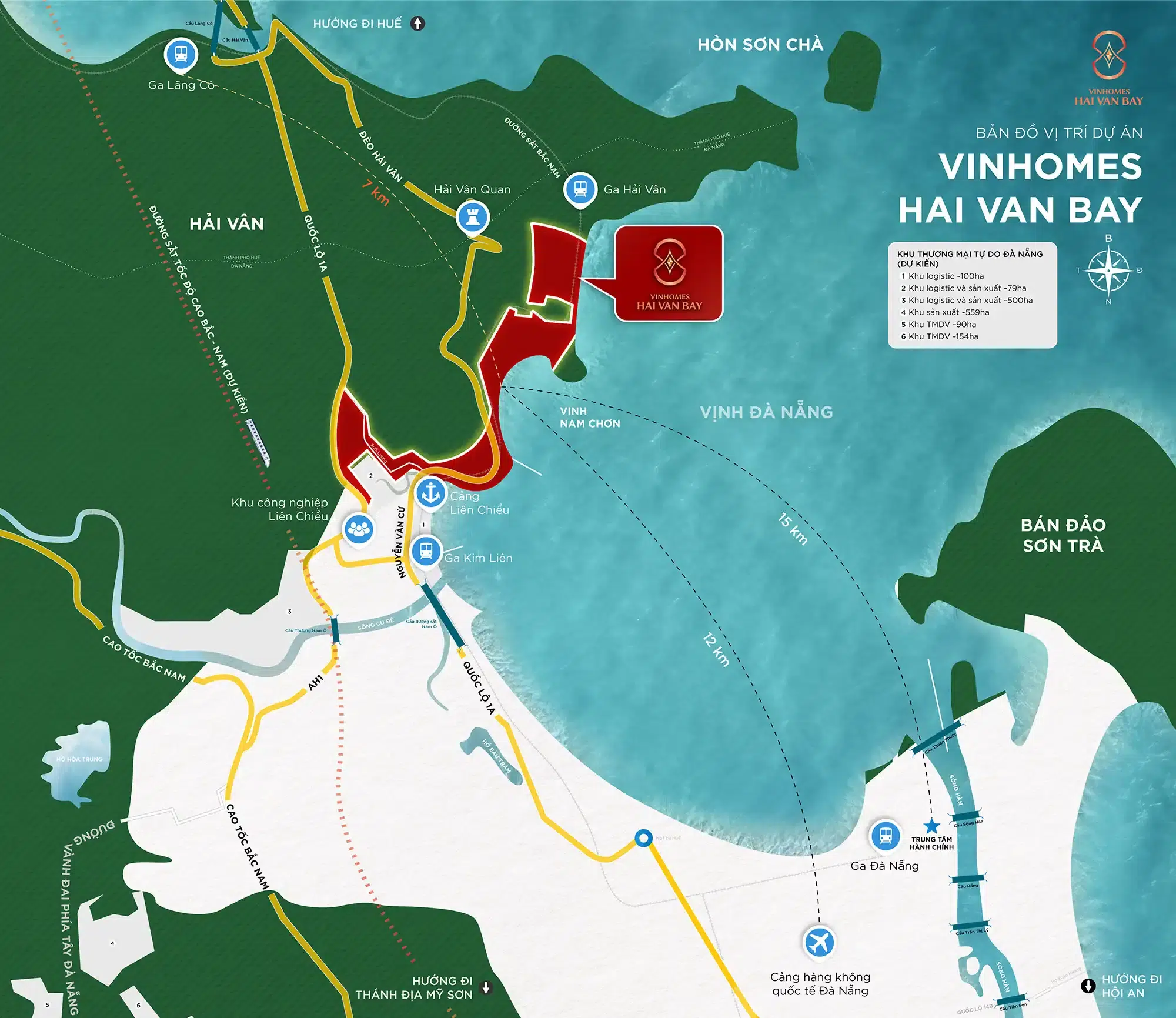 Vi tri Vinhomes Hai Van Bay